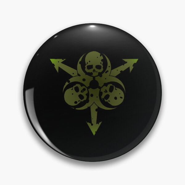 Item preview, Green Biohazard Triple Skull designed and sold by Vulivoje6969.
