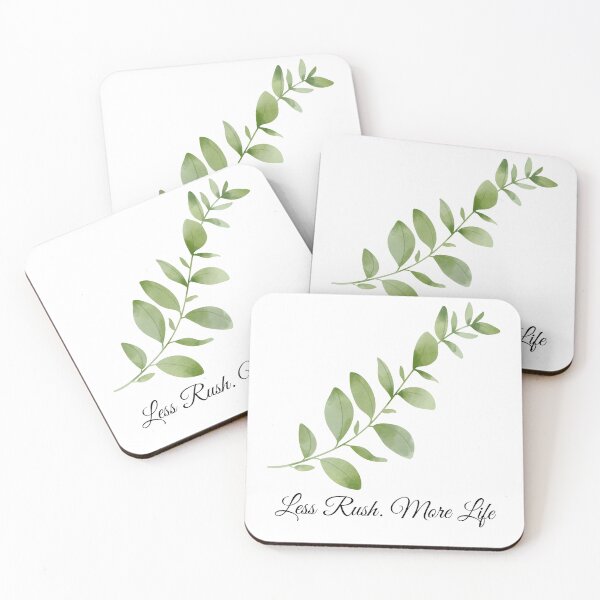Item preview, Less Rush More Life Botanical Design designed and sold by Fm204.