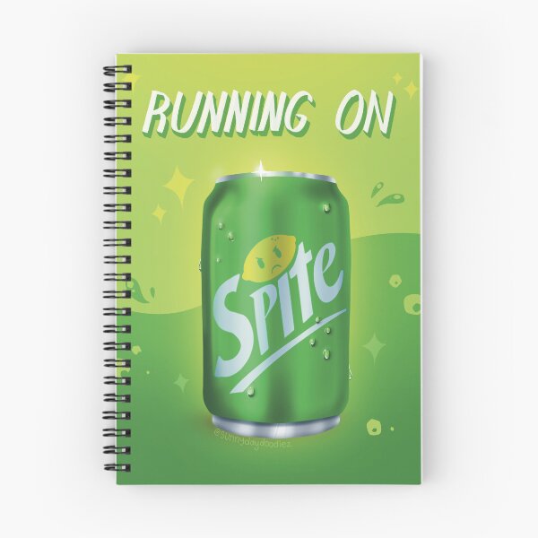 Item preview, Running on Spite Soda Pun designed and sold by Sunnydaydoodlez.