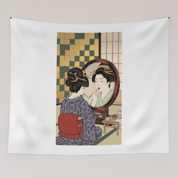 Item preview, Geisha in the Mirror: The Red Lipstick Ritual designed and sold by TokyoUkiyoHouse.