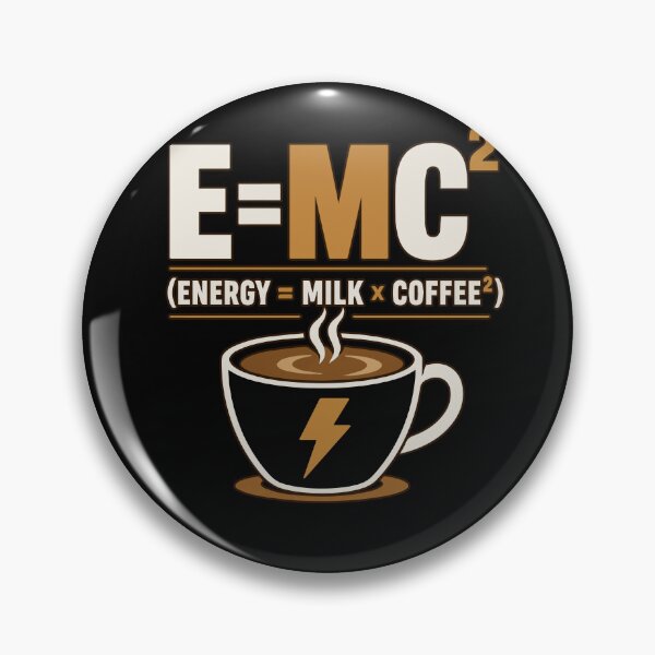 Item preview, E=MC² Coffee Formula for Unlimited Energy - Coffee Lover meme designed and sold by Huddy-clothes.