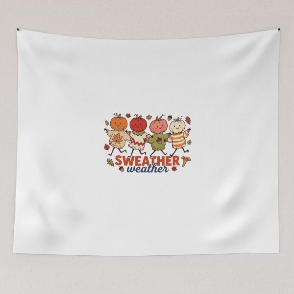 Item preview, Sweather Weather Cute Pumpkin Fall Autumn Vintage Retro designed and sold by ChuyenSuperx.