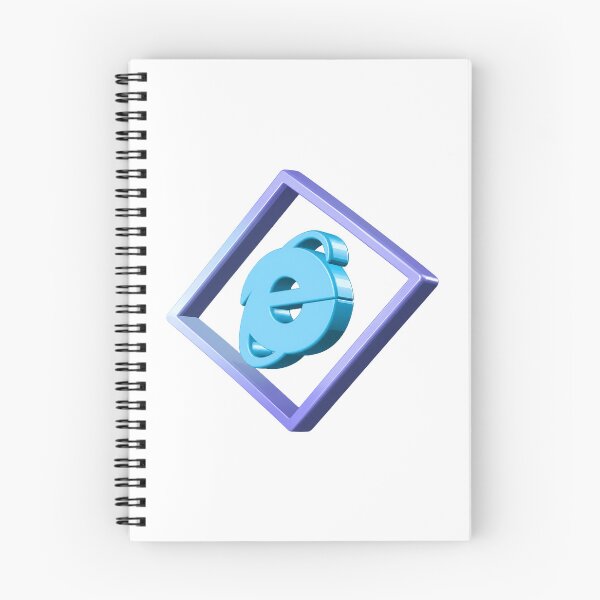 Item preview, 3D Internet Explorer Logo Y2K Retro Internet Aesthetic designed and sold by TrxshWear.