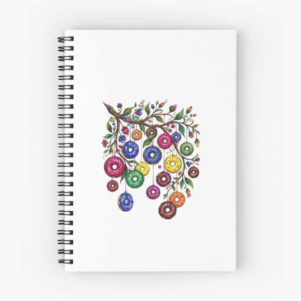 Item preview,  Whimsical Watercolor Donut Tree Branch designed and sold by SOUFIANE1991.
