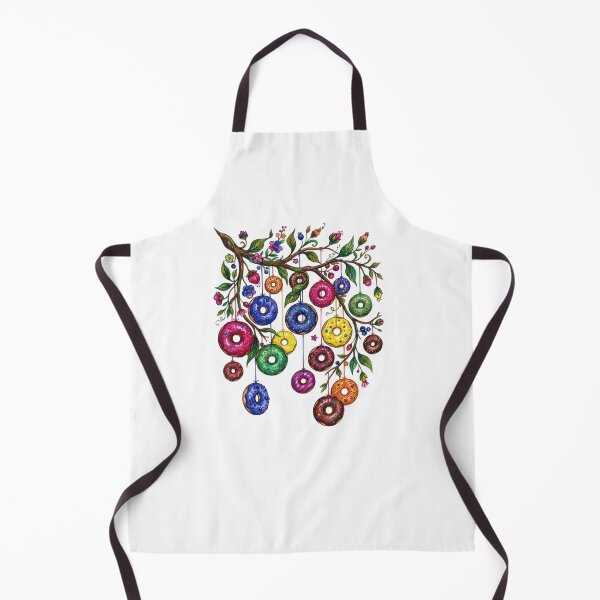 Item preview, Whimsical Watercolor Donut Tree Branch designed and sold by SOUFIANE1991.