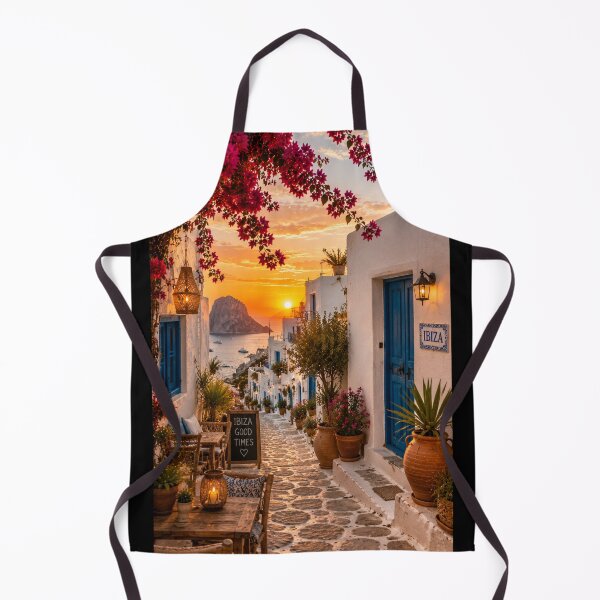 Item preview, Ibiza Coastal Alley Sunset Escape designed and sold by piketo.