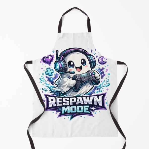 Item preview, Respawn Mode Ghost Gamer Halloween Funny Gaming Vector designed and sold by wizooo411.