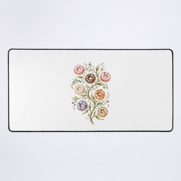Item preview, Whimsical Watercolor Donut Tree Branch designed and sold by SOUFIANE1991.