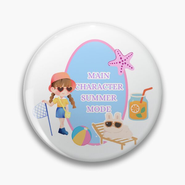 Item preview, Main Character Summer Mode Cute Anime Girl designed and sold by Akira Design Store.