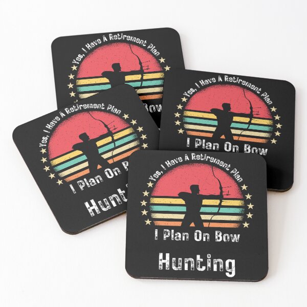 Item preview, Retirement Plan Bow Hunting - Funny Dad Grandpa Husband Art designed and sold by BendyBeasts.