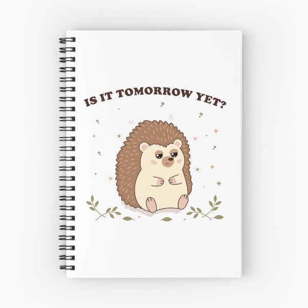 Item preview, Whimsy Hedgehog (Is It Tomorrow Yet?) designed and sold by MascarenoM.