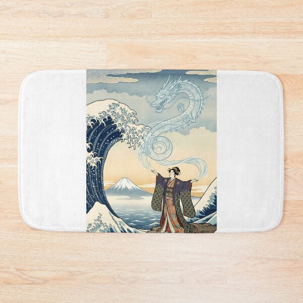 Item preview, The Great Wave Princess: Summoning the Water Dragon designed and sold by TokyoUkiyoHouse.