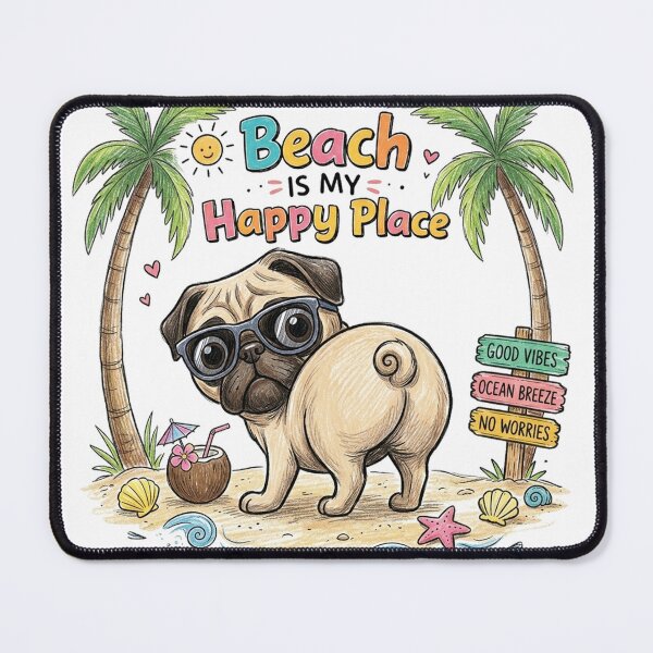 Item preview, Beach Is My Happy Place designed and sold by devonclemon.