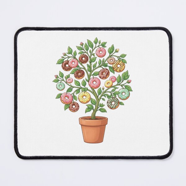 Item preview, Whimsical Donut Tree in a Flower Pot designed and sold by SOUFIANE1991.