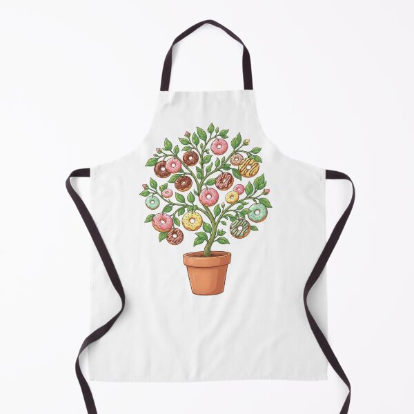 Item preview, Whimsical Donut Tree in a Flower Pot designed and sold by SOUFIANE1991.