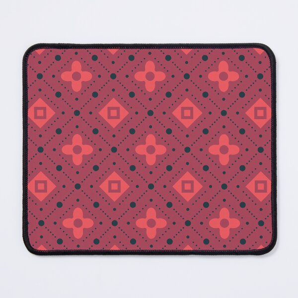 Item preview, Geometric Diamonds & Rosettes - Rouge Romance designed and sold by pandepon.