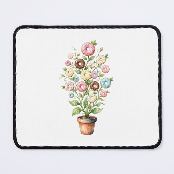 Item preview, Whimsical Donut Tree in a Flower Pot designed and sold by SOUFIANE1991.