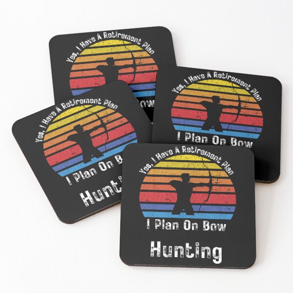 Item preview, Retirement Plan Bow Hunting - Funny Dad Grandpa Husband Art designed and sold by BendyBeasts.