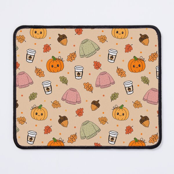Item preview, Cozy Autumn Vibes Sweater Weather Doodle Pattern designed and sold by CI Creative Design LLC.