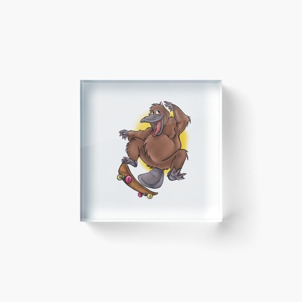 Item preview, Skateboarding platypus designed and sold by HoodRatSwagger.