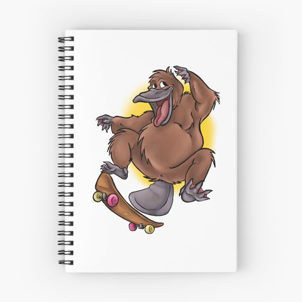 Item preview, Skateboarding platypus designed and sold by HoodRatSwagger.