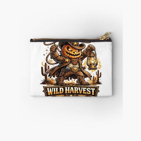 Item preview, Wild Harvest Pumpkin Cowboy Funny Halloween Vector designed and sold by wizooo411.