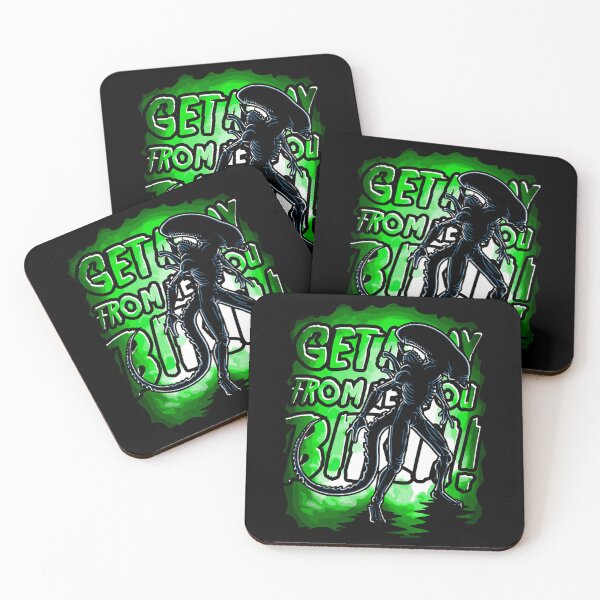 Item preview, Green Alien Monster Creature SciFi Horror designed and sold by insertbreak.