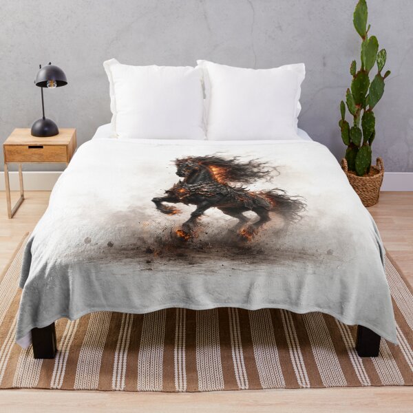 Item preview, Ashen Infernomane: The Emberbound Warhorse designed and sold by BlissBlvdShop.