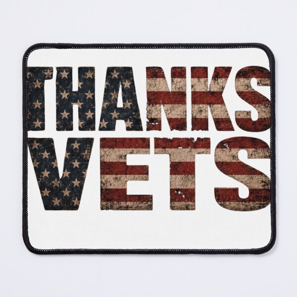 Item preview, Thanks Vets Distressed American Flag | Patriotic Veteran Appreciation T-Shirt Design designed and sold by Diesel outlaw .