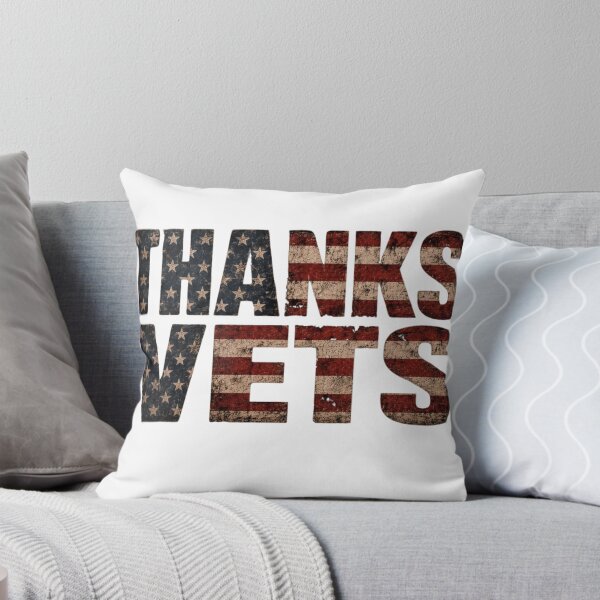Item preview, Thanks Vets Distressed American Flag | Patriotic Veteran Appreciation T-Shirt Design designed and sold by Diesel outlaw .