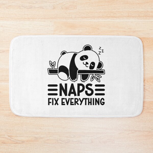 Item preview, Naps Fix Everything Funny Panda Bear designed and sold by gunaone-design.