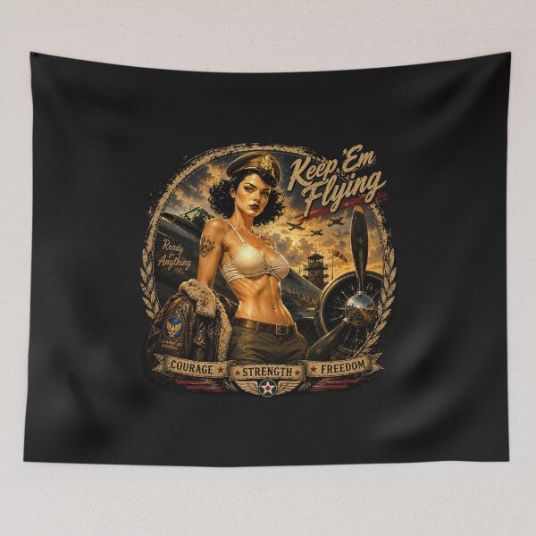 Item preview, Keep 'Em Flying: Golden Squadron designed and sold by Sanctum Icons.