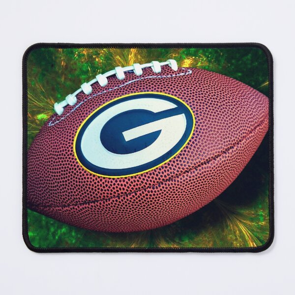 Item preview, Greenbay Packers Football on Abstract Green and gold background  designed and sold by bub-2020.