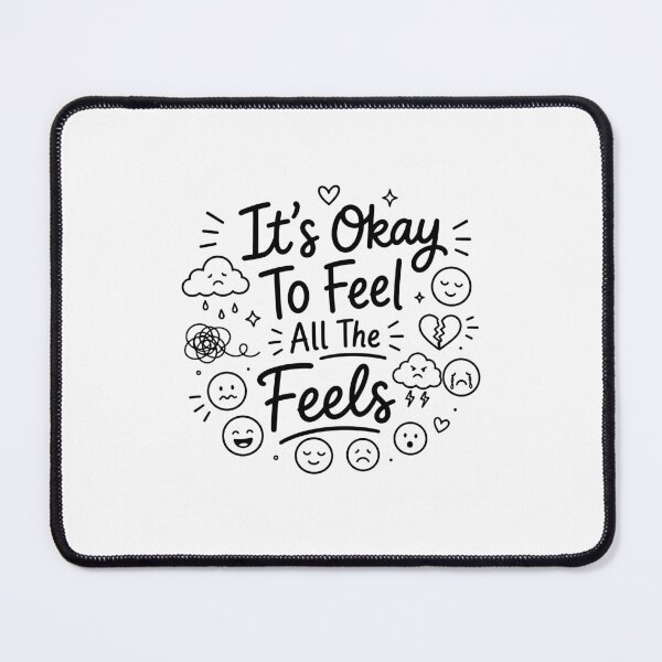 Item preview, It's Okay To Feel All The Feels, Mental Health designed and sold by gunaone-design.