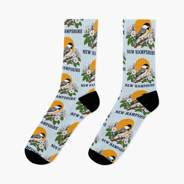 Item preview, New Hampshire Chickadee & Pink Lady Slipper Homage designed and sold by The-Drip-Studio.