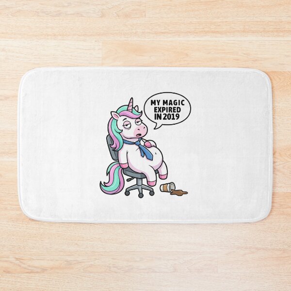 Item preview, funny inappropriate  Funny Burned Out Unicorn Design | My Magic Expired Office Humor Gift designed and sold by Uglyandcute.