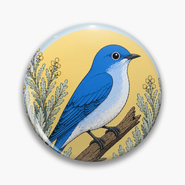 Item preview, Nevada Bluebird & Sagebrush Homage designed and sold by The-Drip-Studio.