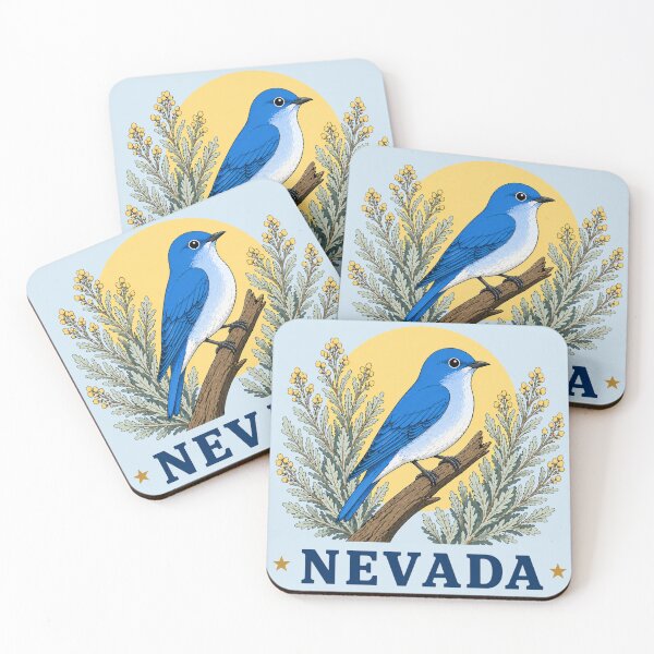 Item preview, Nevada Bluebird & Sagebrush Homage designed and sold by American Fieldmark Studio.
