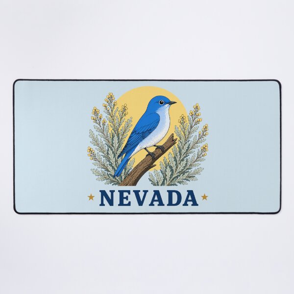Item preview, Nevada Bluebird & Sagebrush Homage designed and sold by The-Drip-Studio.