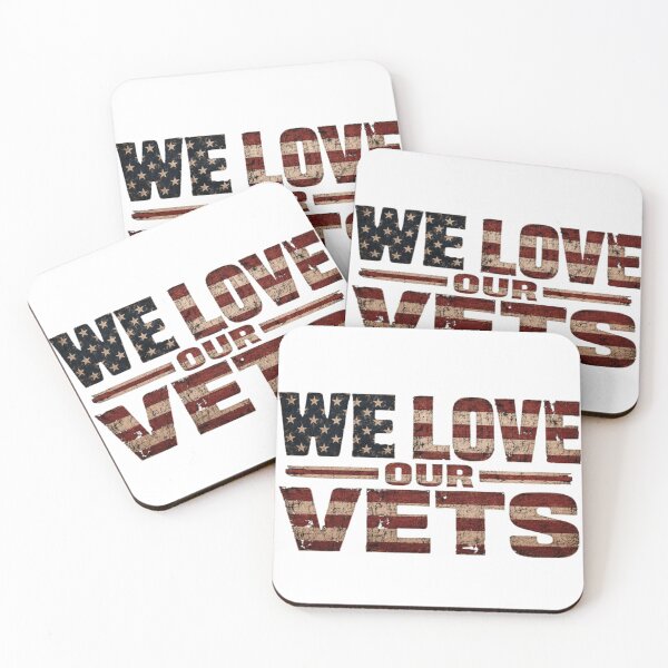 Item preview, We Love Our Vets Distressed American Flag | Patriotic Veterans Support T-Shirt Design designed and sold by Diesel outlaw .