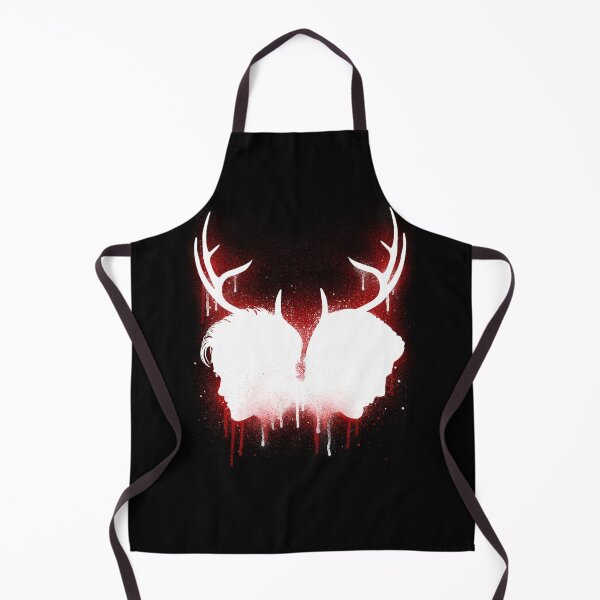 Item preview, Deer Antlers Silhouette Double Face Red designed and sold by insertbreak.