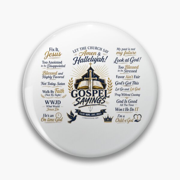 Item preview, Gospel Sayings Christian Typography Bundle designed and sold by WordsplusFabric.
