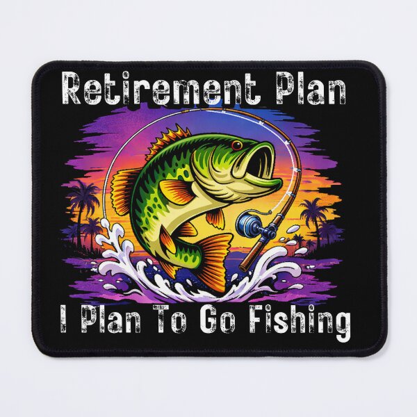 Item preview, Bass Fishing Retirement - Funny Dad Grandpa Husband Art designed and sold by BendyBeasts.