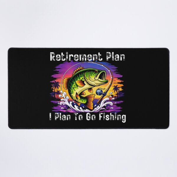 Item preview, Bass Fishing Retirement - Funny Dad Grandpa Husband Art designed and sold by BendyBeasts.