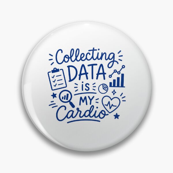 Item preview, Collecting Data is My Cardio - Data Analyst designed and sold by gunaone-design.