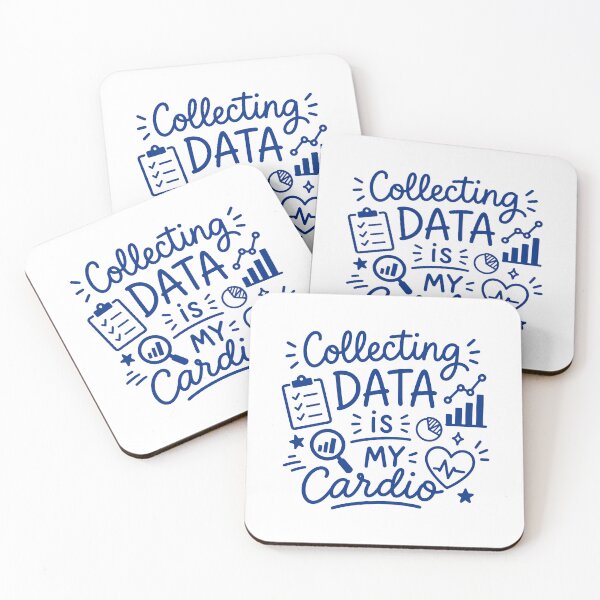 Item preview, Collecting Data is My Cardio - Data Analyst designed and sold by gunaone-design.