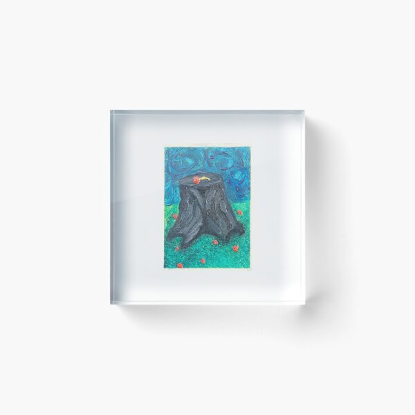 Item preview, A Lonely Stump - Original Artwork designed and sold by MaxxedOutArtist.