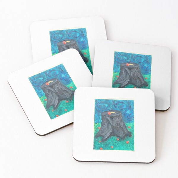 Item preview, A Lonely Stump - Original Artwork designed and sold by MaxxedOutArtist.