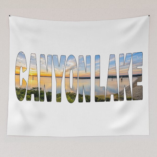 Item preview, CANYON LAKE - Dam Texas Hill Country Guadalupe River Beautiful Sunset designed and sold by Adam Gormley.