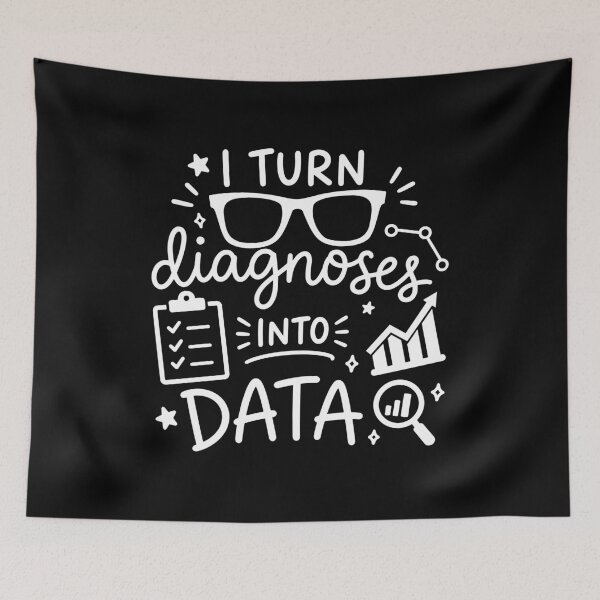 Item preview, I Turn Diagnoses into Data - Funny Medical Coder Diagnostician designed and sold by gunaone-design.